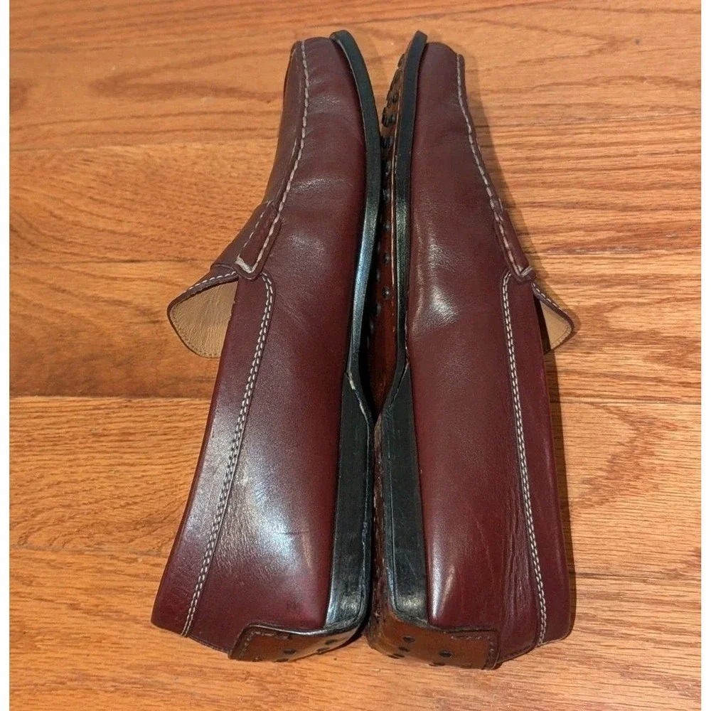 Tod's Italian Leather Penny Loafers Brown‎ Driving Shoes Men's 10 Made in Italy